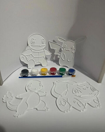 3D Pokemon Boyama Seti