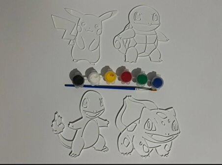 3D Pokemon Boyama Seti