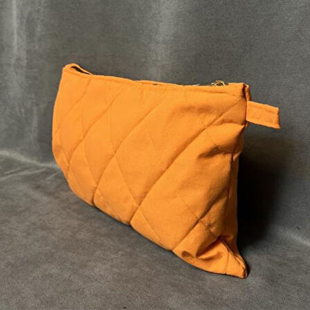 Uretti - Ege 7366 2396 El Yapımı Turuncu Renk Clutch / Portföy Çanta - 20cm x 30cm