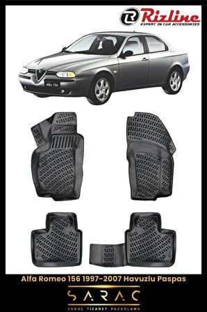 Rizline Alfa Romeo 156 2007 Model  3D Havuzlu Paspas