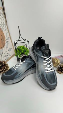 Günlük Erkek Sneaker Fileli Bağcıklı Kalın Tabanlı Rahat Spor Ayakkabı 4267