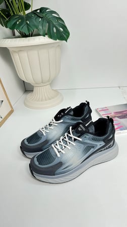 Günlük Erkek Sneaker Fileli Bağcıklı Kalın Tabanlı Rahat Spor Ayakkabı 4267