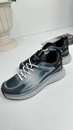 Günlük Erkek Sneaker Fileli Bağcıklı Kalın Tabanlı Rahat Spor Ayakkabı 4267
