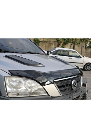 Kia Sorento Ön Kaput Koruyucu Rüzgarlığı 4mm Akrilik (abs) Piano Black 2002-2006