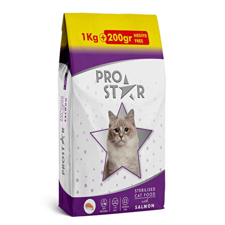 PROSTAR KISIRLAŞTIRILMIŞ YETİŞKİN KEDİ KURU MAMASI SOMONLU