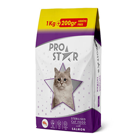 PROSTAR KISIRLAŞTIRILMIŞ YETİŞKİN KEDİ KURU MAMASI SOMONLU