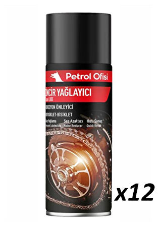 PO Motosiklet Zincir Yağlayıcı 12 Adet