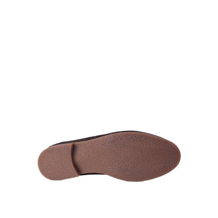 KADIN SÜET PENNY LOAFER BABET AYAKKABI SİYAH - HOBBY MB262150S