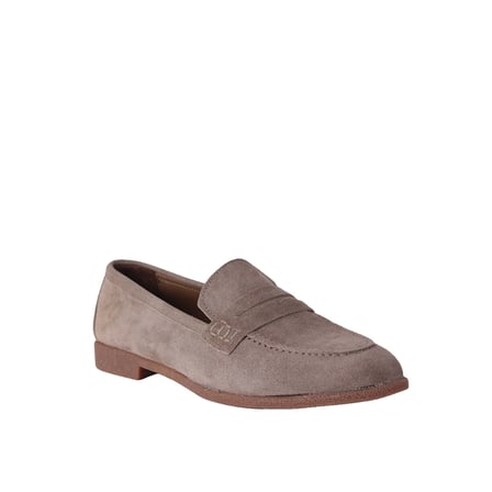KADIN SÜET PENNY LOAFER BABET AYAKKABI SİYAH - HOBBY MB262150S