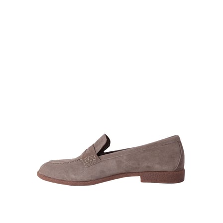KADIN SÜET PENNY LOAFER BABET AYAKKABI SİYAH - HOBBY MB262150S