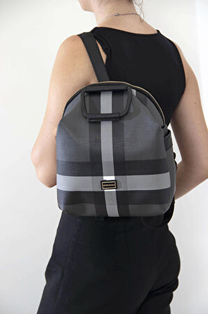 Kadın  771-42702 SİLVER POLO SIRT ÇANTASI M129 SİYAH-MAT SİYAH