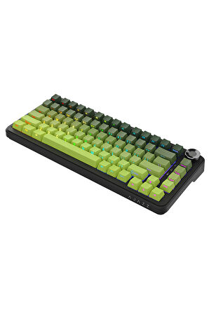 AK820 MAX PLUS-Hot-Swap-Dinamik RGB Mekanik Oyun Klavyesi Dream Weaver Switch - Yeşil