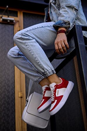 Chekich CH087 BT Erkek Ayakkabı KIRMIZI / BEYAZ