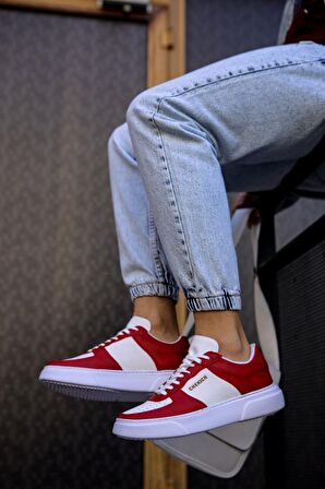 Chekich CH087 BT Erkek Ayakkabı KIRMIZI / BEYAZ