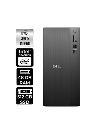 Tower ECT1250 i5 14400 48GB 512GB SSD W11P Masaüstü Bilgisayar & PER4 USB Bellek