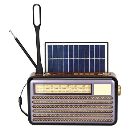 Cannavaro CM-320 BT Nostaljik Solar Radyo