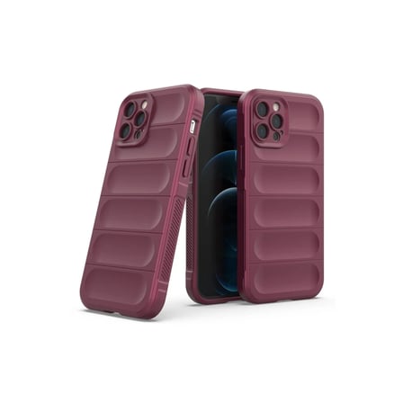 Apple iPhone 12 Pro Kılıf Optimum Silikon - Bordo
