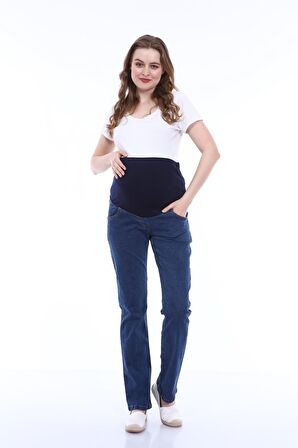 IŞŞIL 5003-Anne Boru Paç Hamile Kot Pantolon