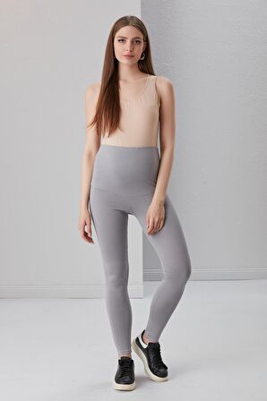 IŞŞIL 0500-Hamile Viskon Liycra Tam Boy Tayt