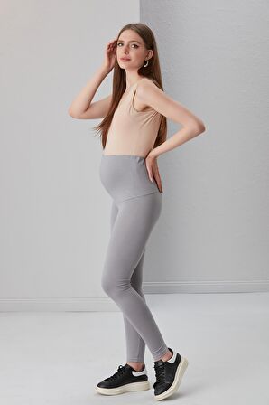 IŞŞIL 0500-Hamile Viskon Liycra Tam Boy Tayt