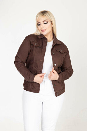 IŞŞIL 301-Pamuk Gabardin Büyük Beden Esnek Spor Ceket