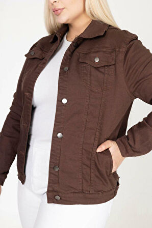 IŞŞIL 301-Pamuk Gabardin Büyük Beden Esnek Spor Ceket