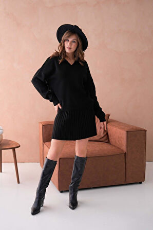 IŞŞIL 12284-Mini Etekli Triko Takım