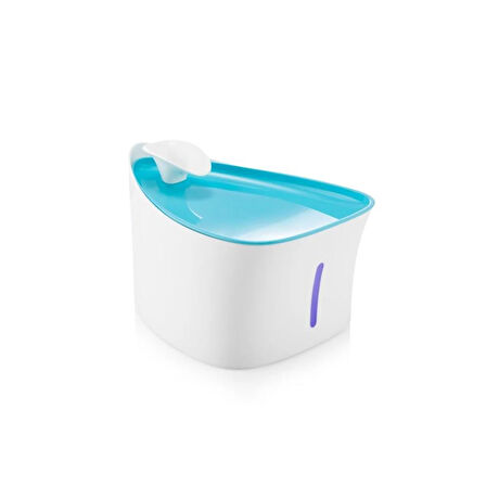 Omnipazar SY-5099 Kedi ve Köpek Otomatik Su Pınarı 2,5 Litre Turkuaz