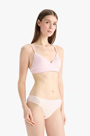 DeFacto Ribana 3'lü Askılı Slip Külot-Fall in Love E4896AX25SPBR96