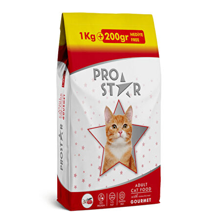 PROSTAR YETİŞKİN KEDİ KURU MAMASI GURME