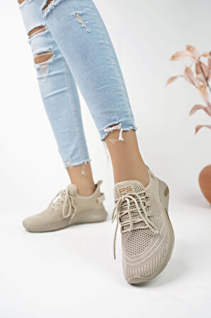 Unisex Triko Sneaker Rahat Hava Alabilen Kokusuz Spor Ayakkabı 4555