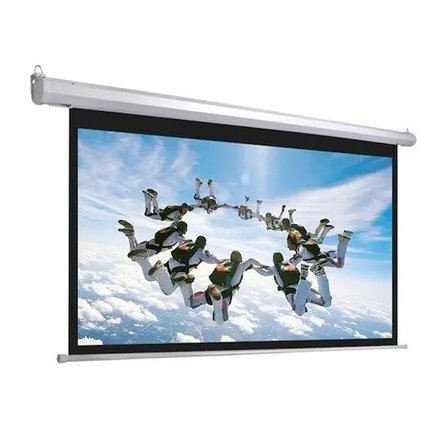 Peak M120 240×200 cm Motorlu Kumandalı Projeksiyon Perdesi-Beyaz Kasa