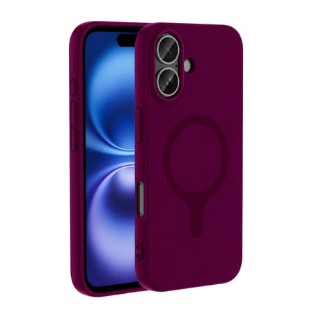 Joko Apple iPhone 16 Z Silikon Magsafe Kapak - Bordo