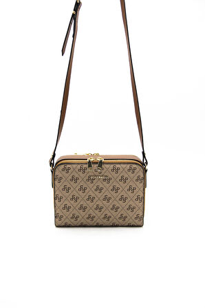 Kadın Çapraz Çanta 888-42867 SİLVER POLO ÇAPRAZ Kadın ÇANTASI M178 KOYU BEJ-MAT TABA