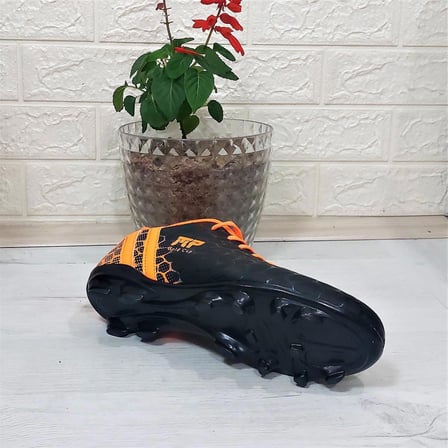 M.P 1357 Siyah-Turunucu Krampon Çimsaha Futbol Ayakkabı