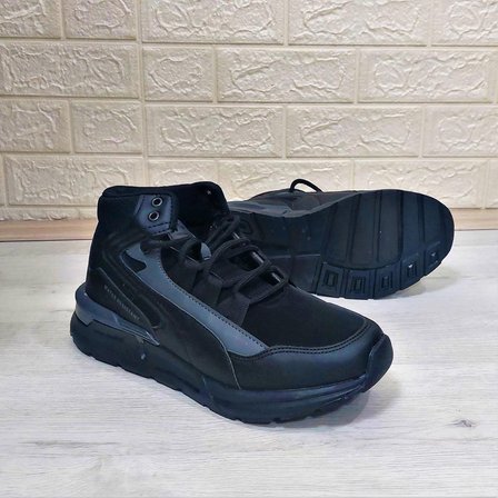 Dunlop 2000 Siyah Water Resıstant Kışlık Boğazlı Spor Ayakkabı