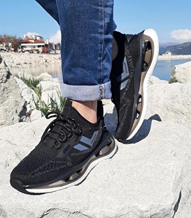 Dunlop 2357 Siyah Air Yumuşak Taban Erkek Spor Ayakkabı