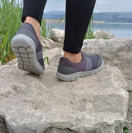 Black Sea 527 Füme Bağacaksız Hafif Fuspetli Ortapedik Spor Ayakkabı