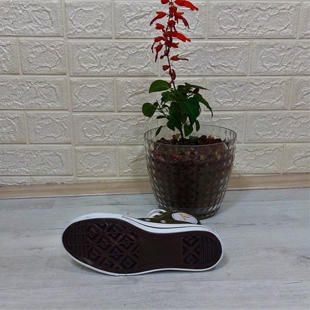 Fiyra 555 Haki Uzun Unisex Sneaker Keten Spor Ayakkabı
