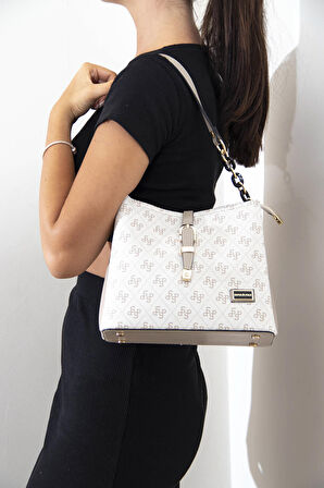 Kadın Omuz Çantası 974-42898 SİLVER POLO Kadın ÇANTASI M178 BEJ-MAT KUM