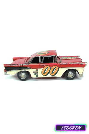 Dekoratif Metal Chevrolet Bel Air Klasik Araba Modeli Vintage Nostaljik Biblo C0762