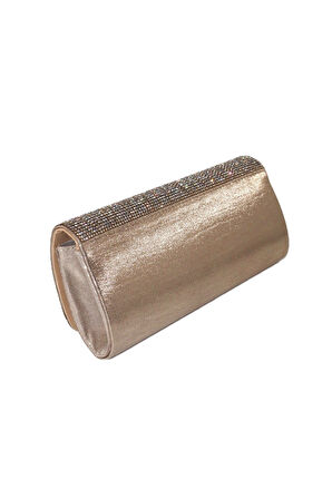 Suyolu taşlı gold abiye çanta. Abiye portföy clutch davet altın çantası kadın gold abiye taşlı çanta