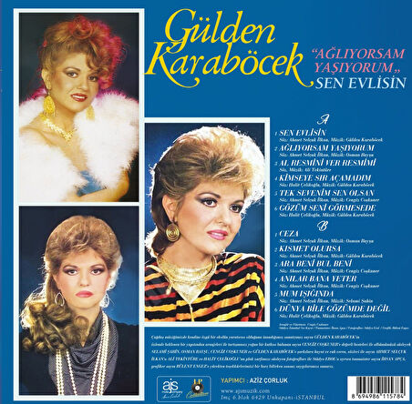 Gülden Karaböcek Ağlıyorsam Yaşıyorum - Plak