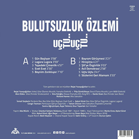 Bulutsuzluk Özlemi Uçtu Uçtu - Plak