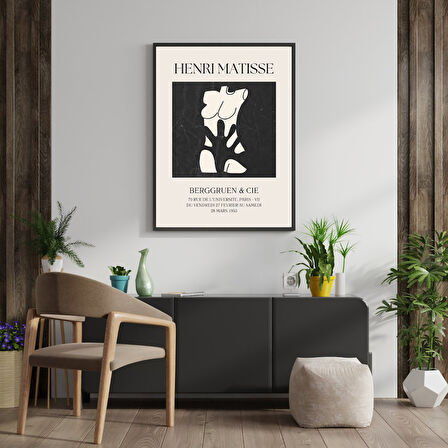 Henri Matisse Duvar Tablosu Çerçeveli 2'lü Set