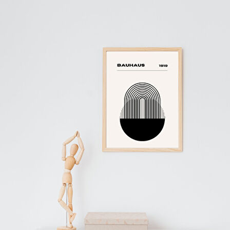Bauhaus Minimalist  Duvar Tablosu Çerçeveli 2'li Set