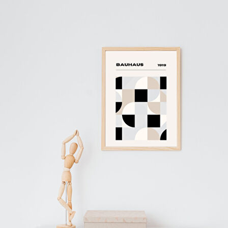 Bauhaus Minimalist  Duvar Tablosu Çerçeveli 2'li Set