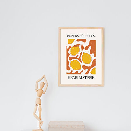 Henri Matisse Dekorları Duvar Tablosu Çerçeveli 2'li Set