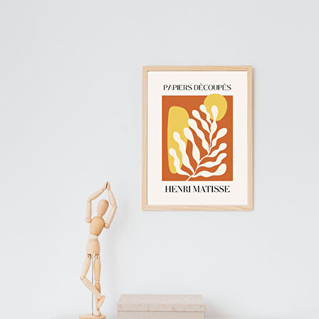 Henri Matisse Dekorları Duvar Tablosu Çerçeveli 2'li Set