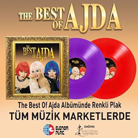 Ajda Pekkan The Best Of Ajda Renkli Plak - 2 Plak